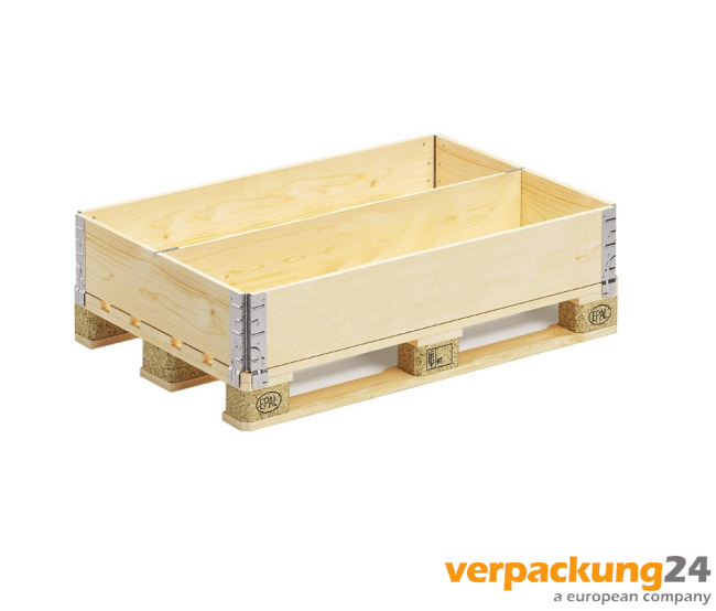 Holzaufsatzrahmenteiler-Set für 1200x800mm 2 Fach längs 