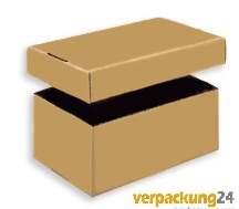 Galiakarton C12, 400x300x300mm, 2-wellig, Außenmaß, 480 Stk./Pal., mit Deckel 