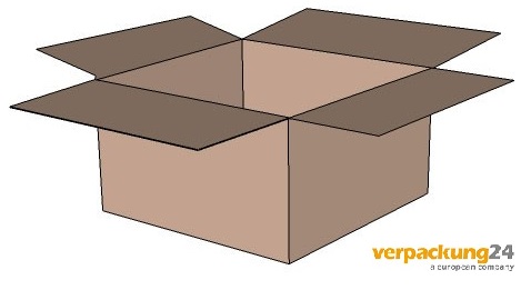 Karton 485x385x400, Fefco 0201, 2.35BC, Innenmaß, 165 Stk./Pal. 