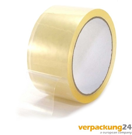 Packband PVC 50mmx66fm., transparent - leise 