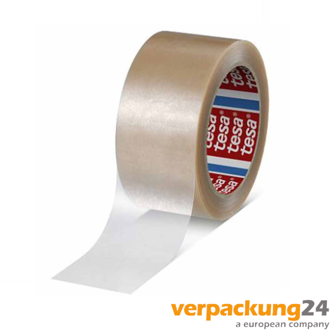 TESA 4124 PVC Klebeband, transparent, 50 mm x 66 lfm. 