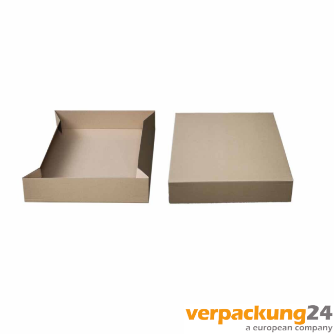 Wellpapp-Deckel 1-wellig für 1/2 Euromaß / Aufsatzrahmen Innenmaß 800x603x132mm 