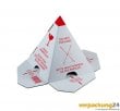 Stapelschutz mit Warndruck "Bitte nicht stapeln" weiß 195x270mm Pyramide 