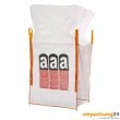 Big Bag Asbest 90x90x110cm UNI ASBEST beschichtet 2-seitiger Asbestaufdruck, transparent 